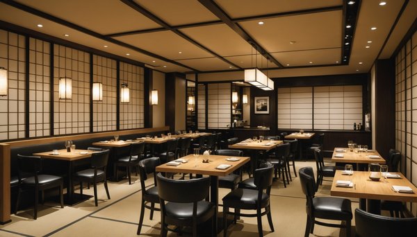 Mobilier restaurant pour sushi bar : optez pour l'élégance japonaise